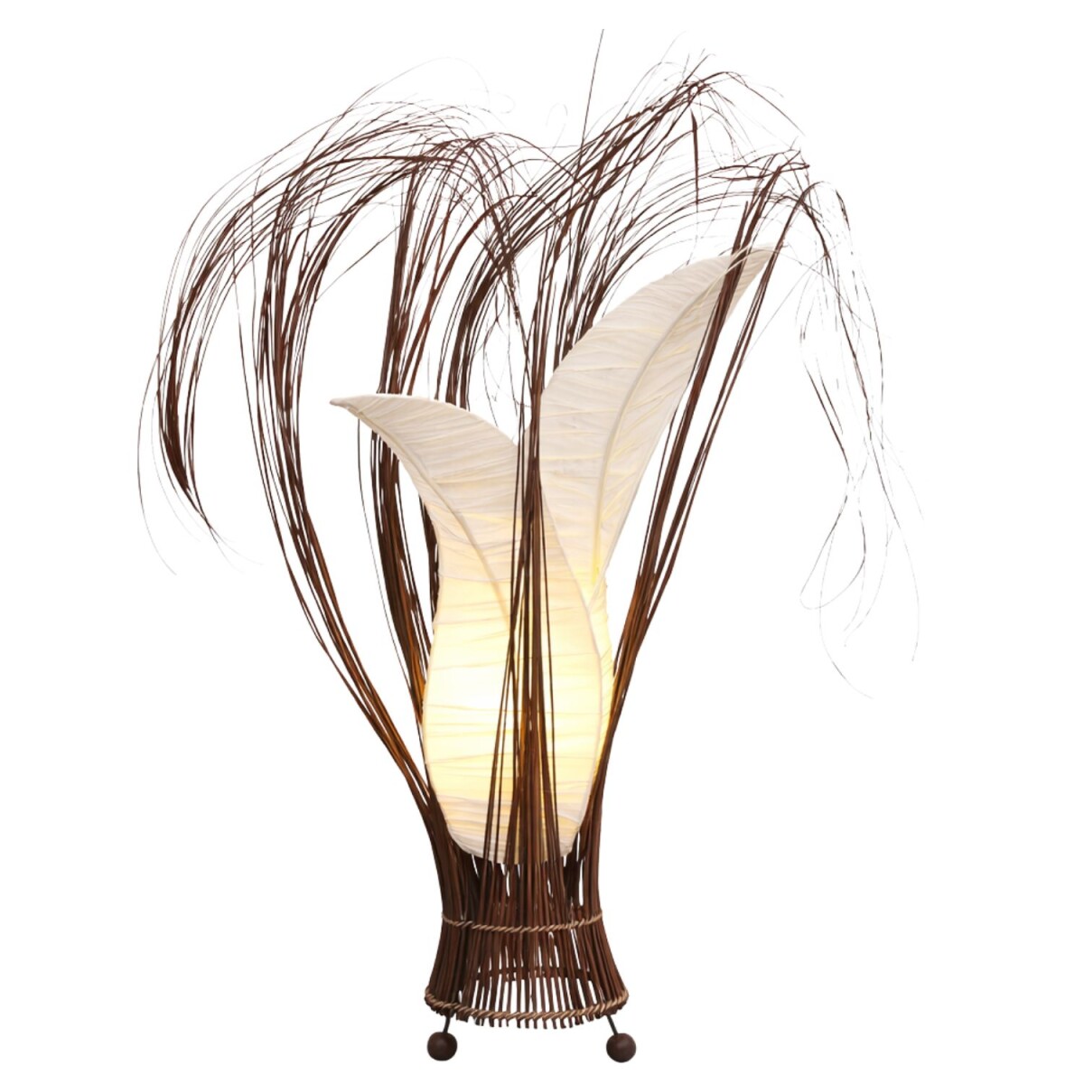 Lampa stołowa Bunga 50 cm w kolorze krem box