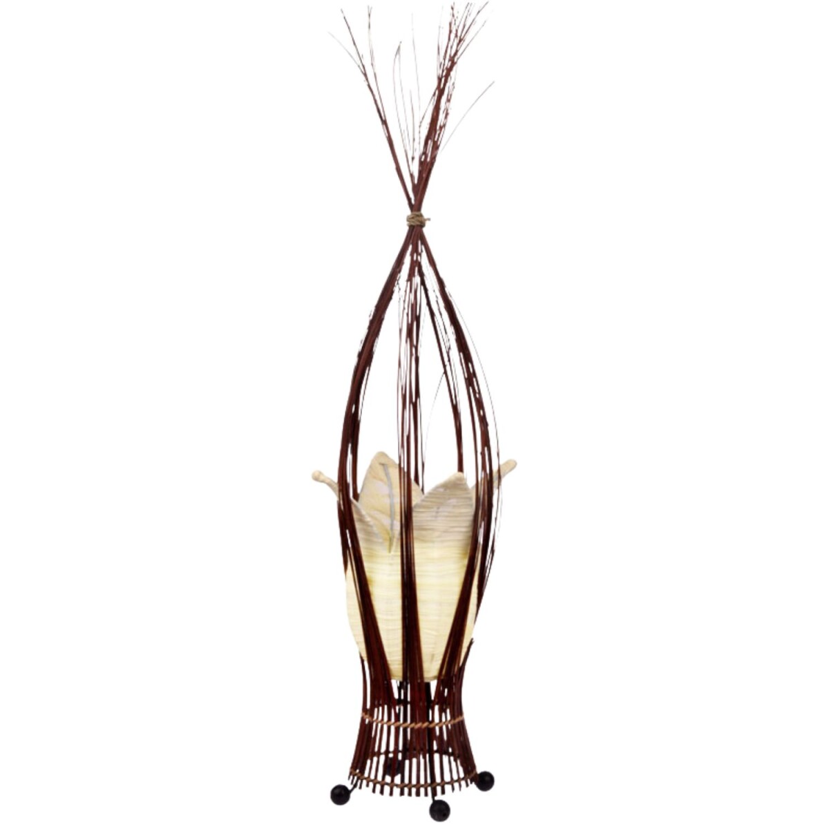 Lampa stołowa Elena Cream 30 cm w stylu  box