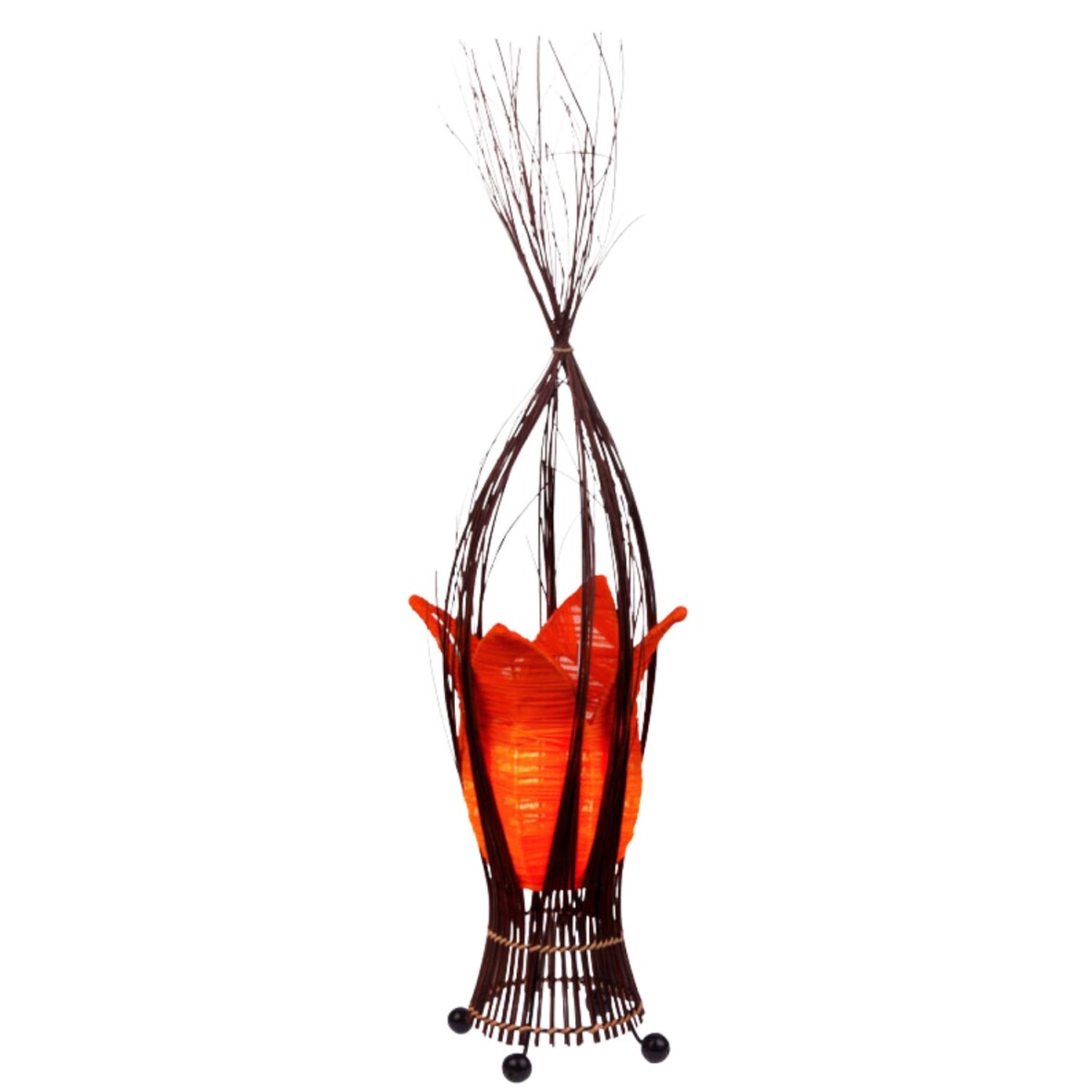 Lampa stołowa Elena Orange 30 cm w stylu box