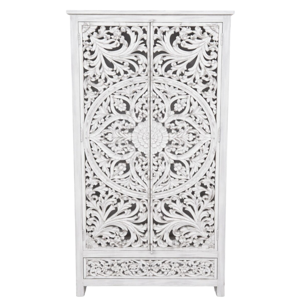 Komoda Rama 200 cm z litego drewna, styl box