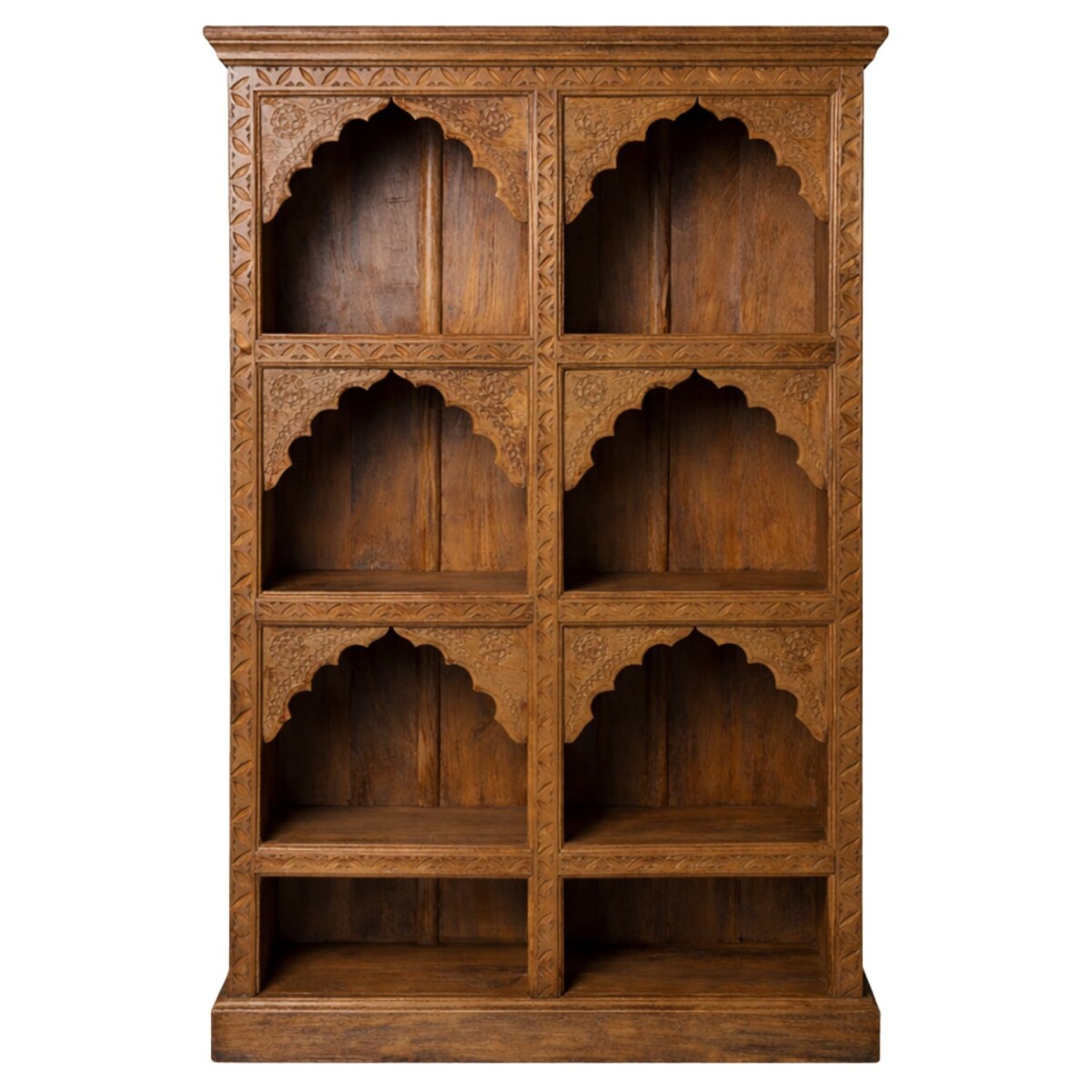 Regał Rinara, brązowy, 160 cm, z litego  box