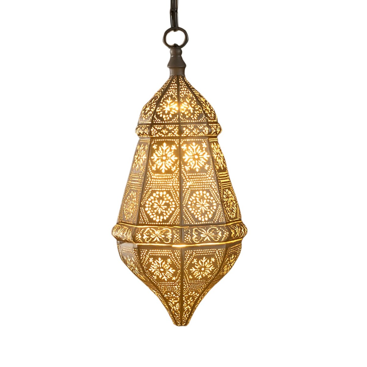 Lampa wisząca Salma, biała | Orientalna  box