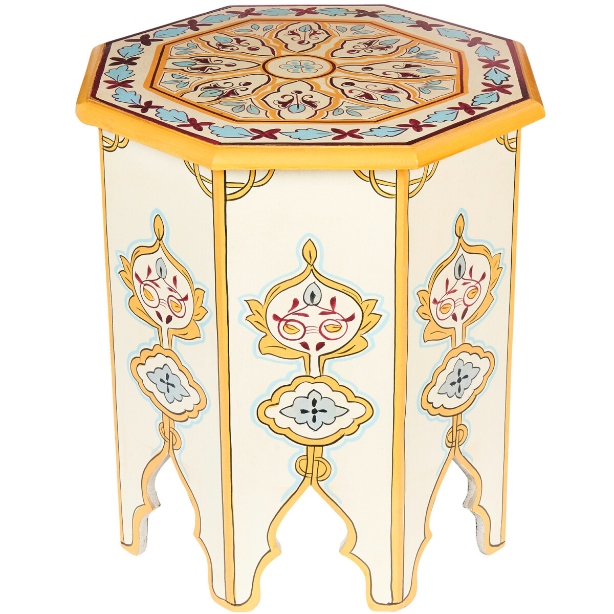 Orientalny stolik pomocniczy z podn&oacu box