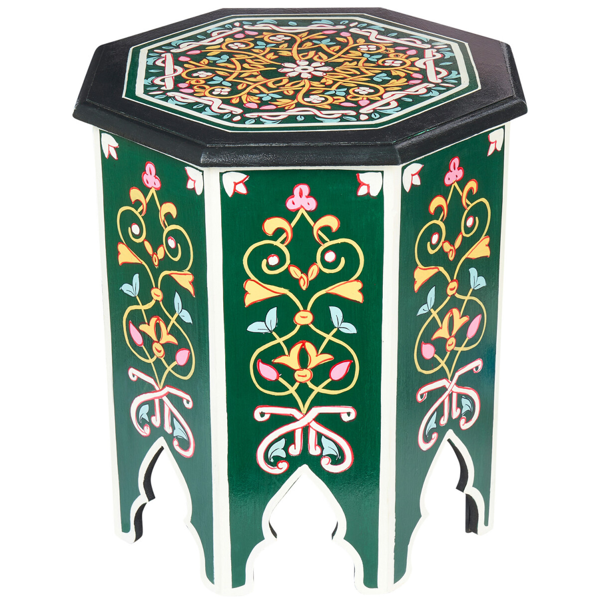 Orientalny stolik pomocniczy z podn&oacu box