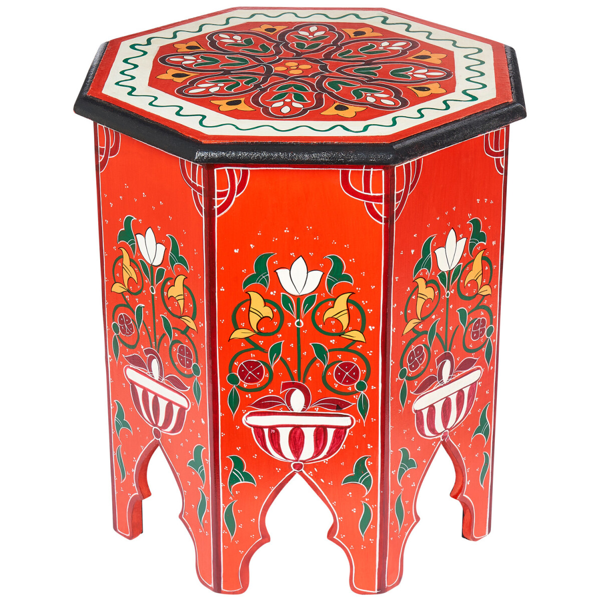 Orientalny stolik pomocniczy z motywem k box