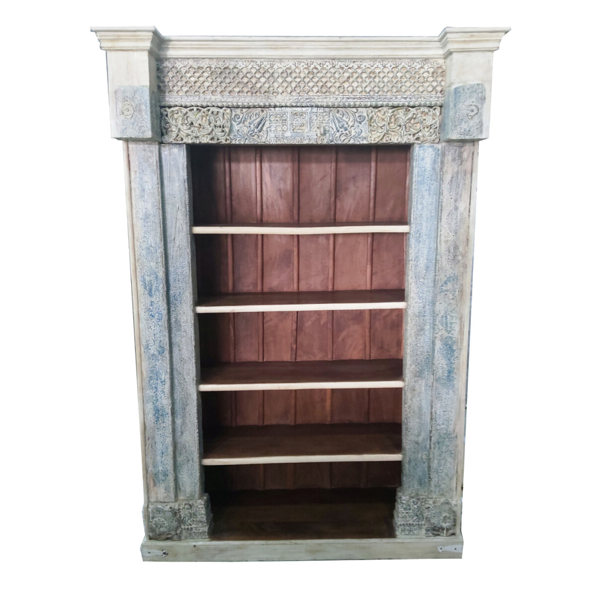 Regał w stylu vintage, regał na książki  box