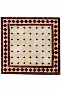 Marokański stolik mozaikowy Marrakesz w kolorze...