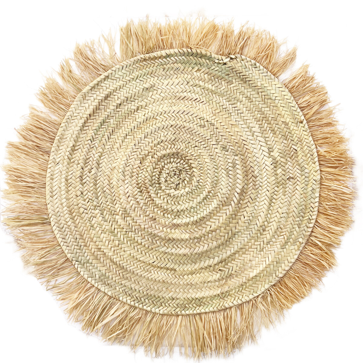 Dekoracja ścienna w stylu boho, okrągła, Silva, 80 cm
