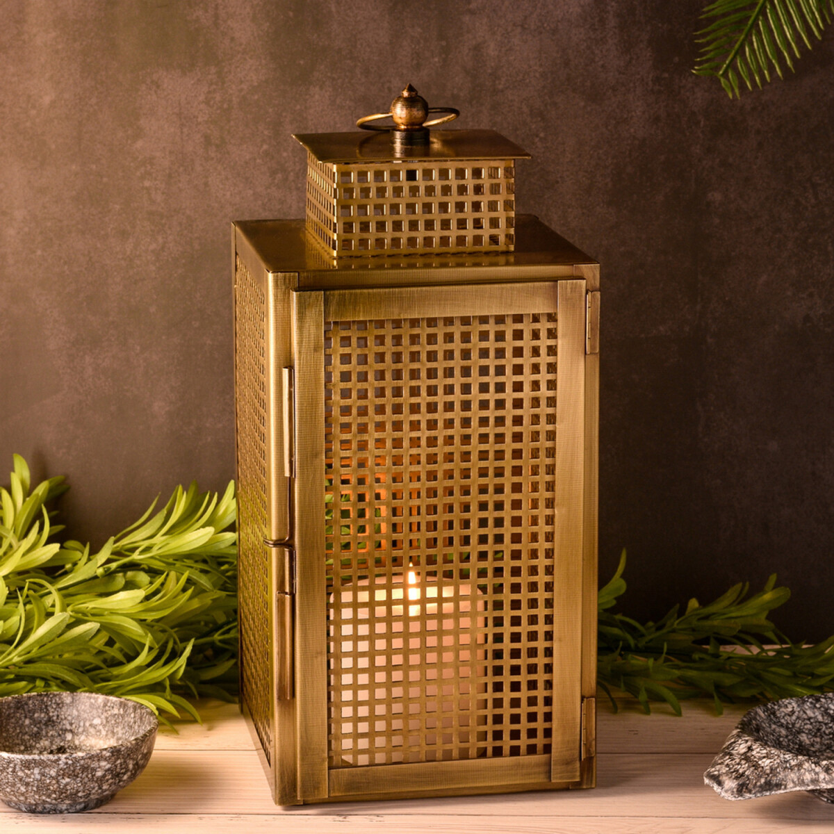 Lampa ogrodowa w stylu vintage, latarnia box