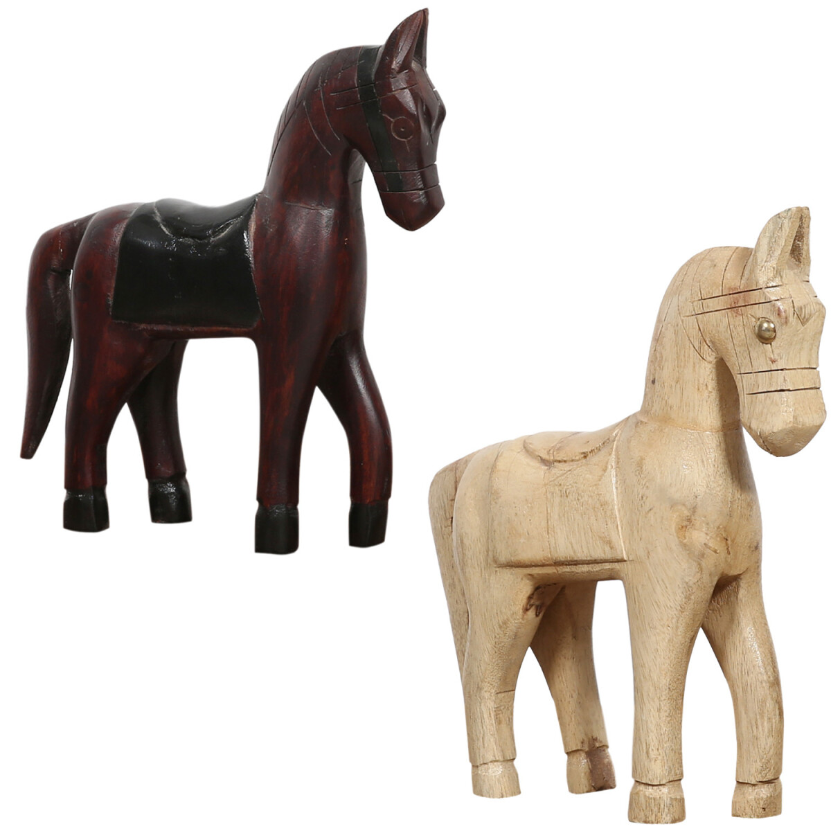 Zestaw 2 figurek zwierząt – drewni box