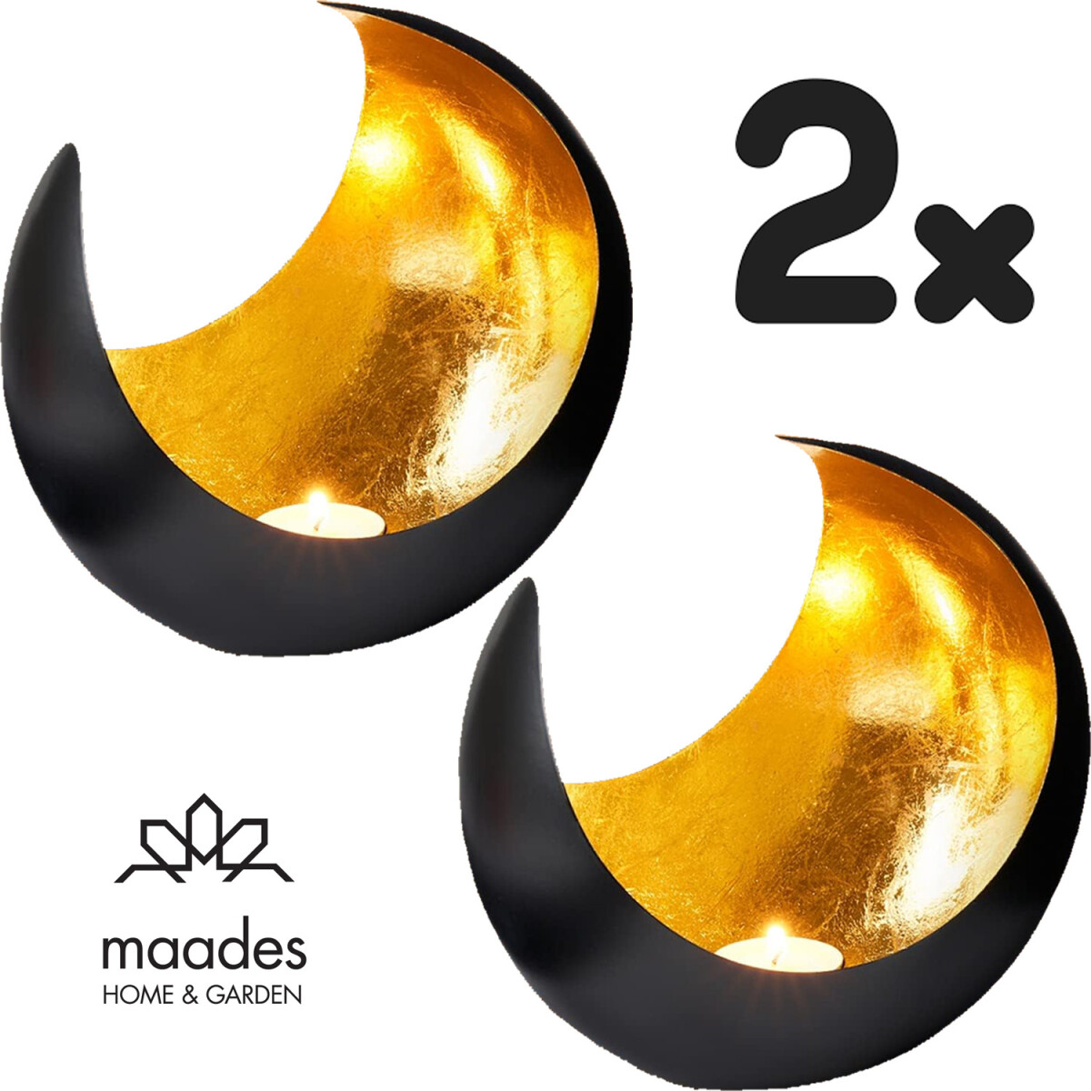Zestaw 2 sztuk lampionów MAADES w box