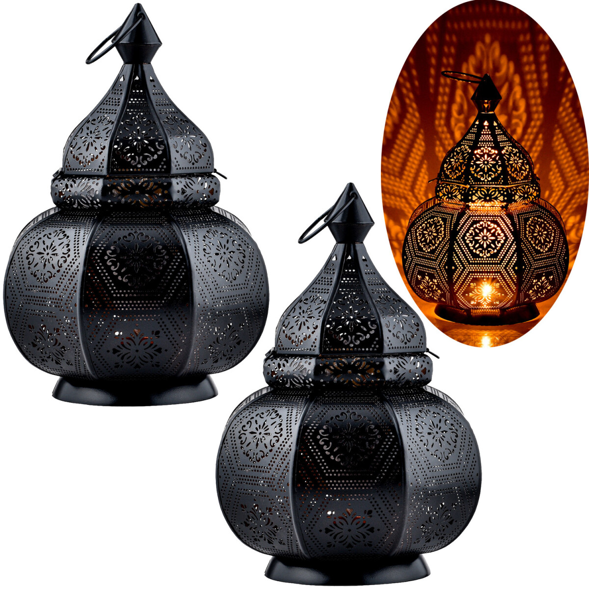 Zestaw 2 sztuk: lampka nocna w stylu ori box