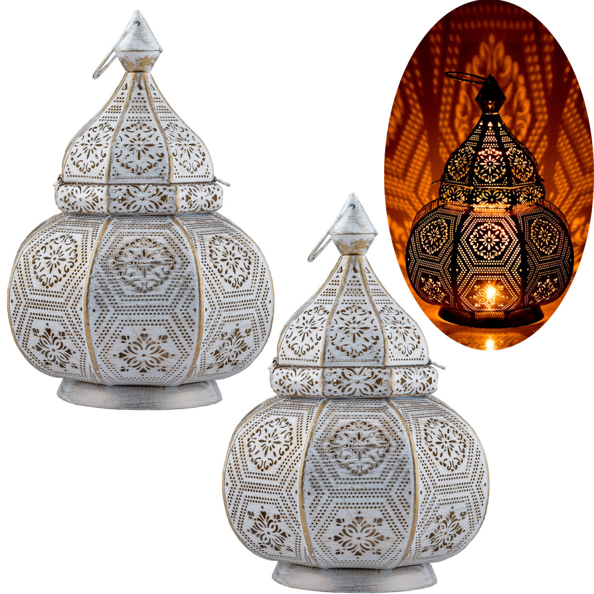 Zestaw 2 sztuk: lampka nocna w stylu ori box
