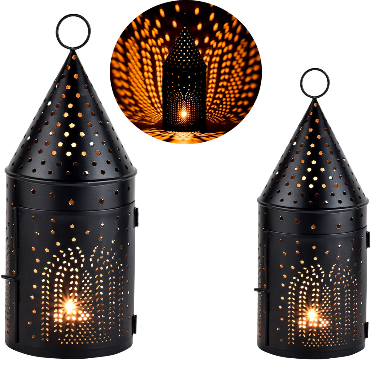 Zestaw 2 sztuk lampionów świątecz box