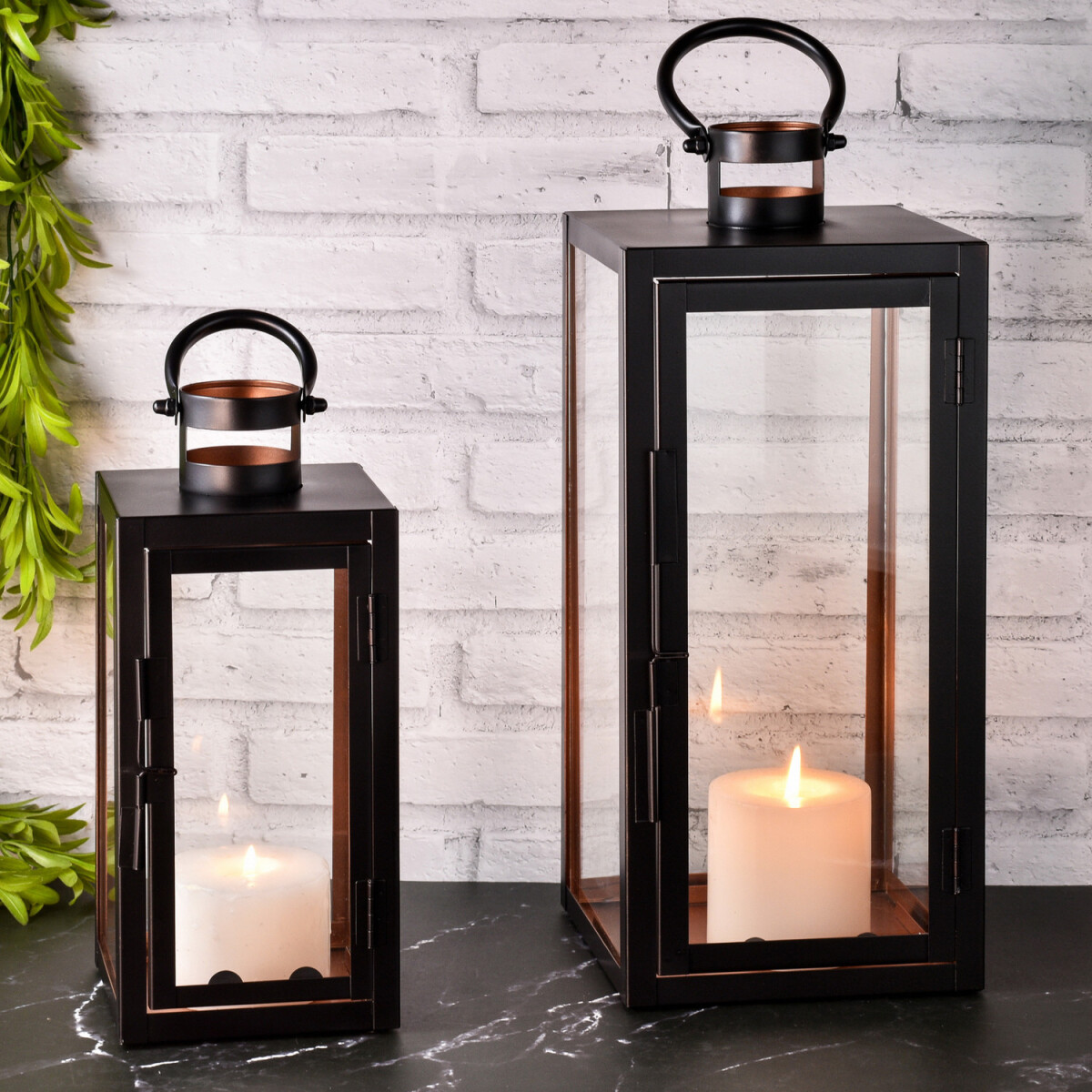 Zestaw 2 sztuk nowoczesnych lamp ogrodow box