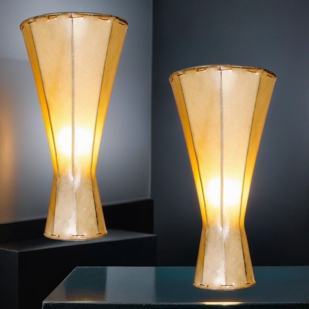 Zestaw 2 sztuk lamp stołowych w stylu vi box
