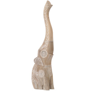 Dekoracja w stylu boho – figurka zwierzęca: słoń Ganesha, duża