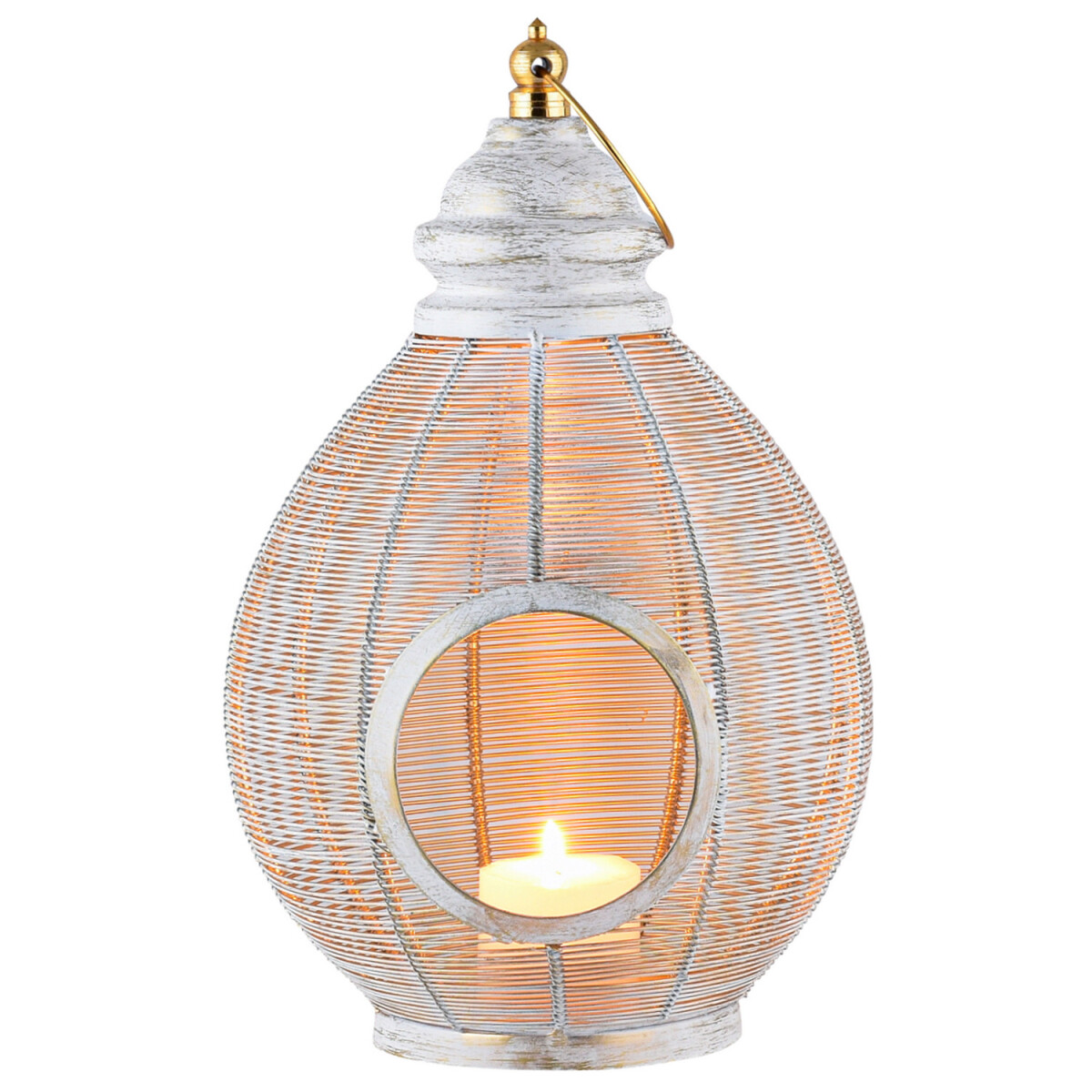 Lampion w stylu boho, świecznik na podgrzewacze, latarnia Ta