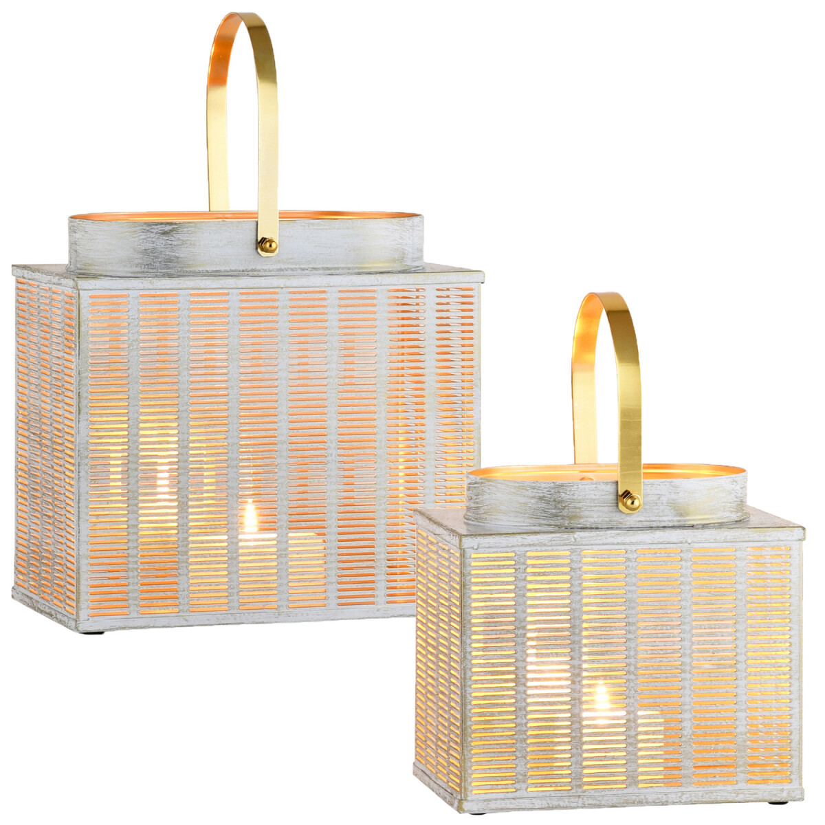 Zestaw 2 sztuk lampionów dekoracy box