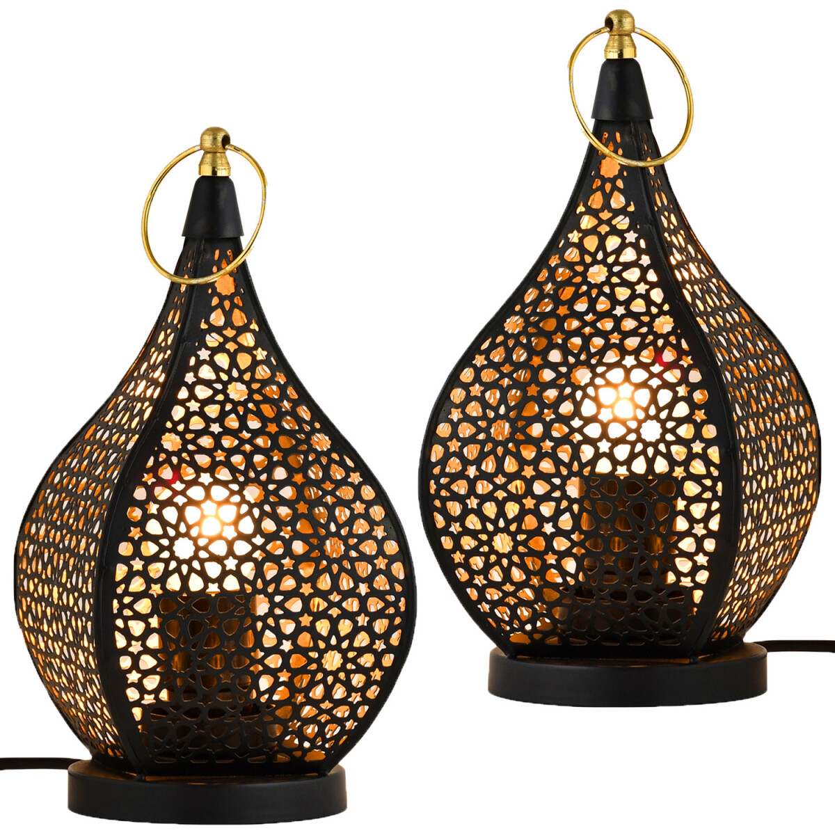 Zestaw 2 sztuk: orientalna lampka stołow box