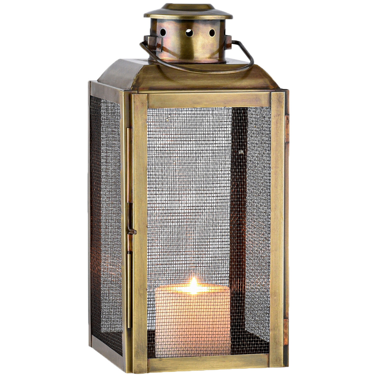 Lampa dekoracyjna w stylu vintage, świec box