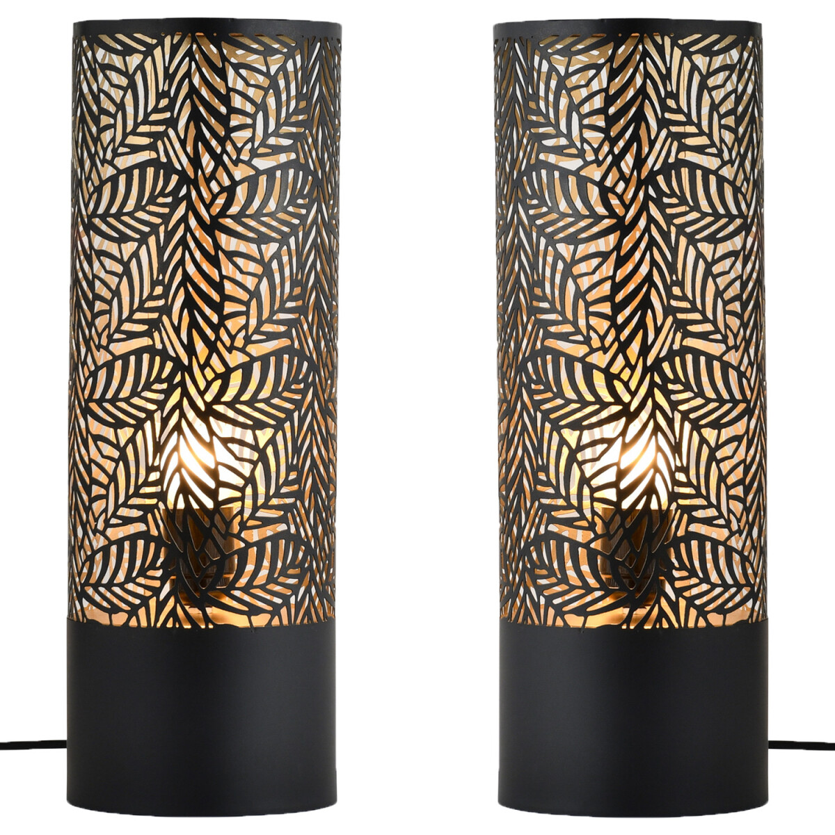 Zestaw 2 sztuk skandynawskich lamp stoło box