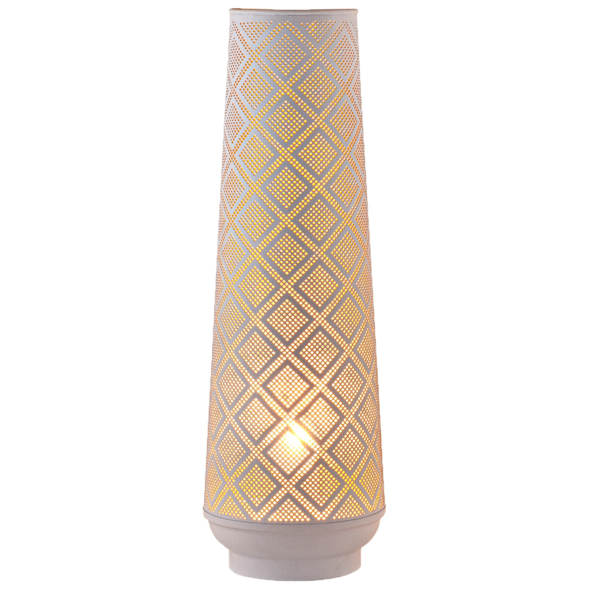 Lampa stojąca w stylu boho, lampa stołow box