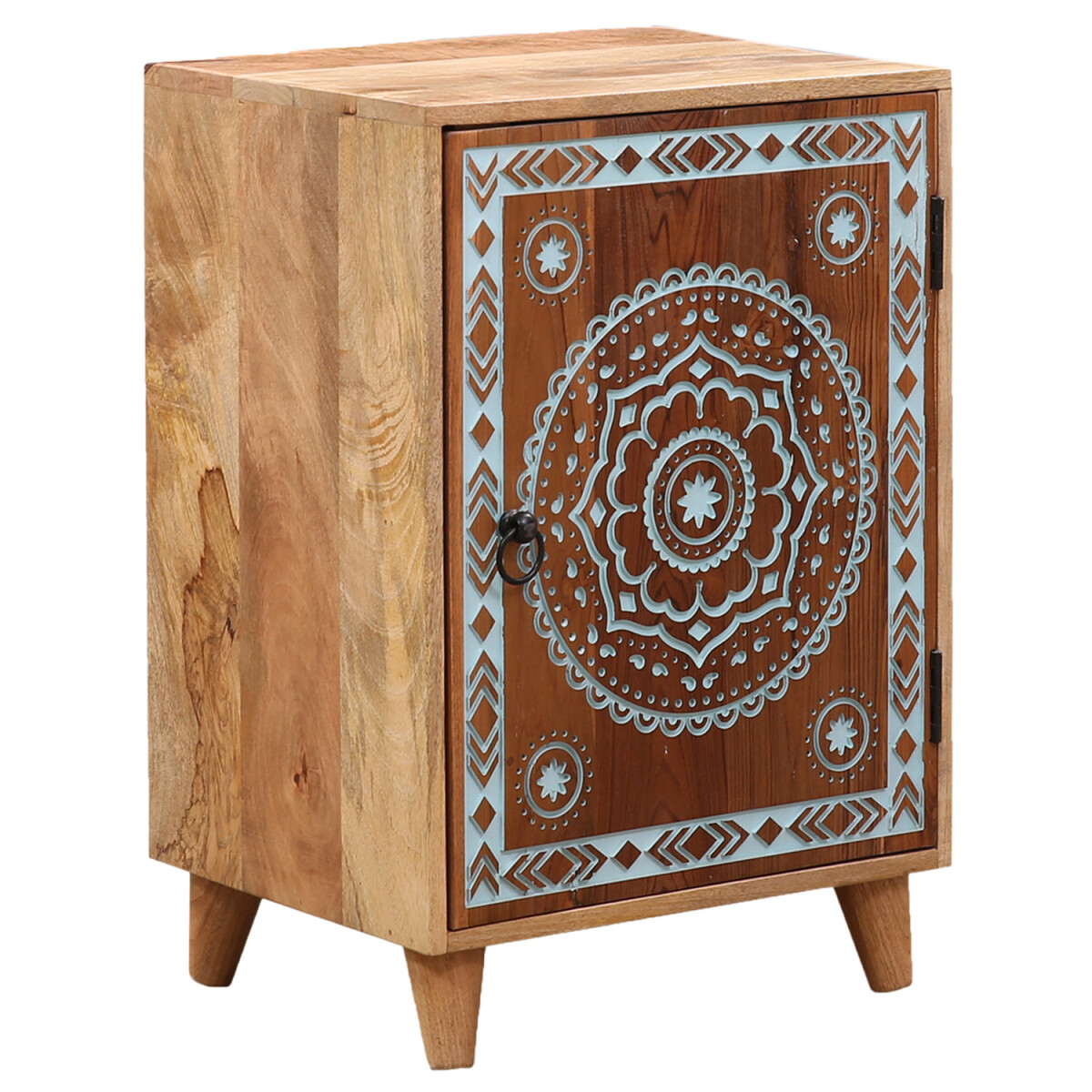 Meble w stylu boho: stolik nocny, stolik box