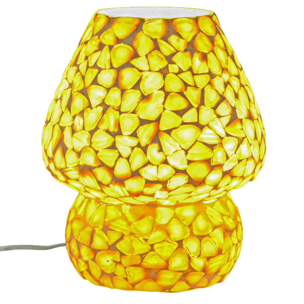 Lampa stołowa w stylu boho, lampka nocna box