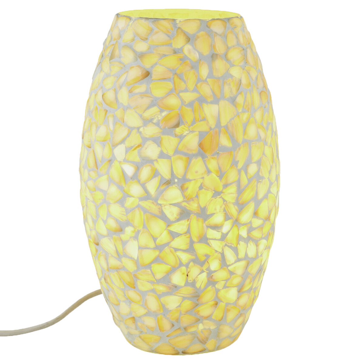 Lampa stołowa w stylu boho, lampka nocna box