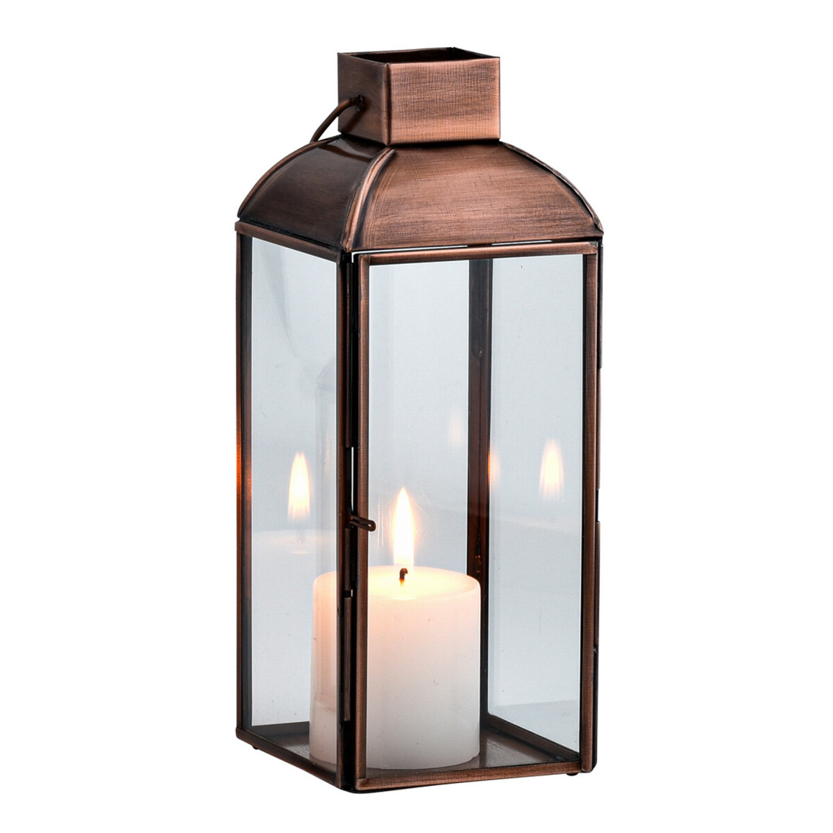 Lampa dekoracyjna w stylu vintage, świecznik na podgrzewacze