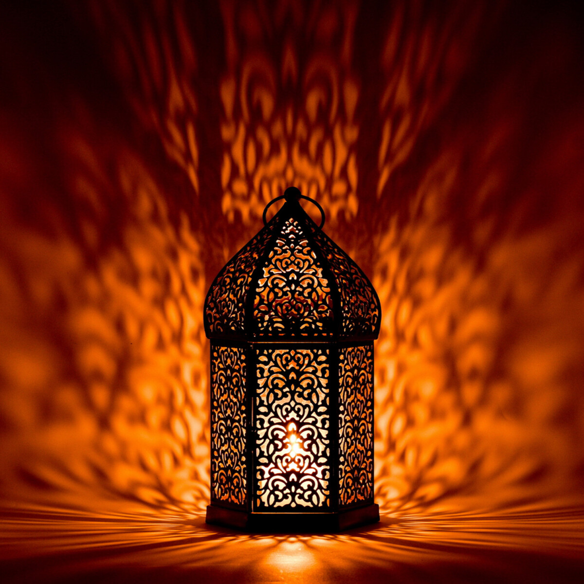 Orientalna lampionowa dekoracja, świeczn box