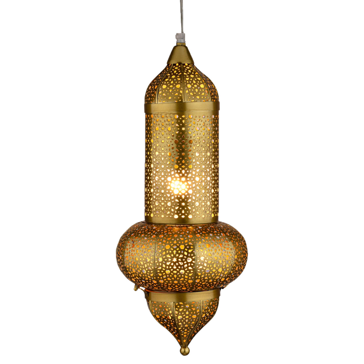 Orientalna lampa wisząca Jamini Gold 51& box