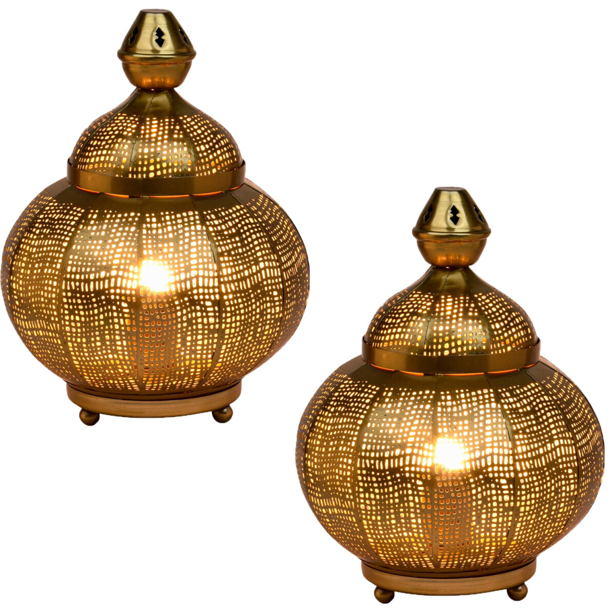 Zestaw 2 sztuk: orientalna lampka stołow box