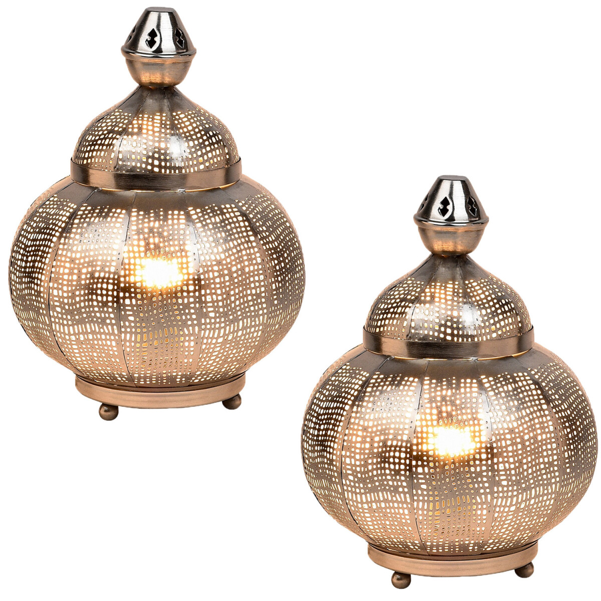 Zestaw 2 sztuk: orientalna lampka stołow box