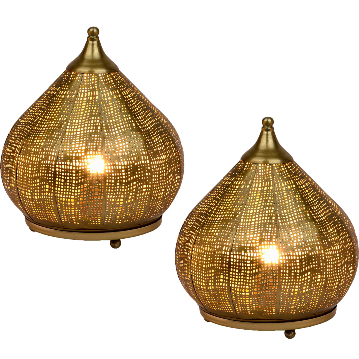 Zestaw 2 sztuk: orientalna lampka stołow box