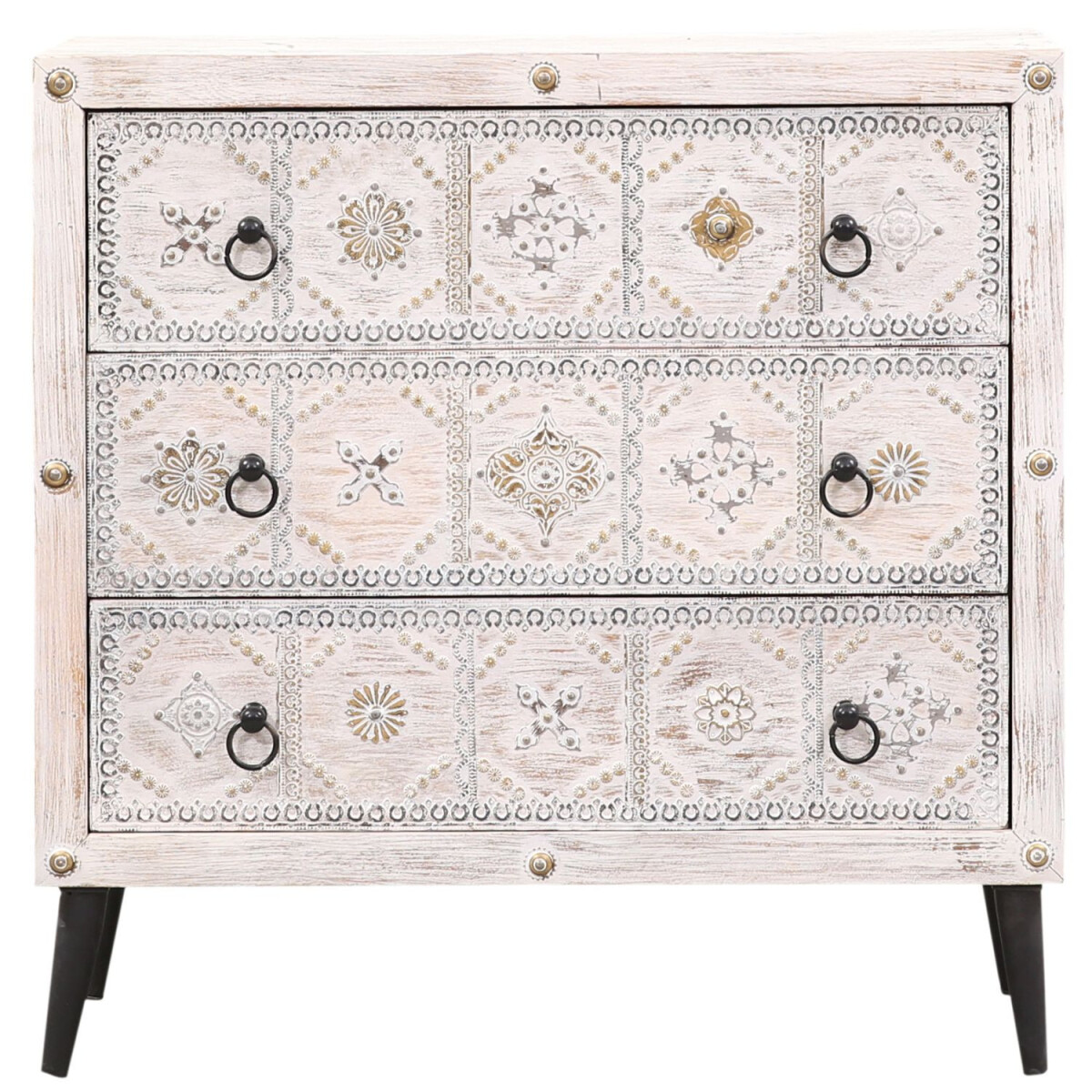 Komoda w stylu boho z szufladami Vaqui box