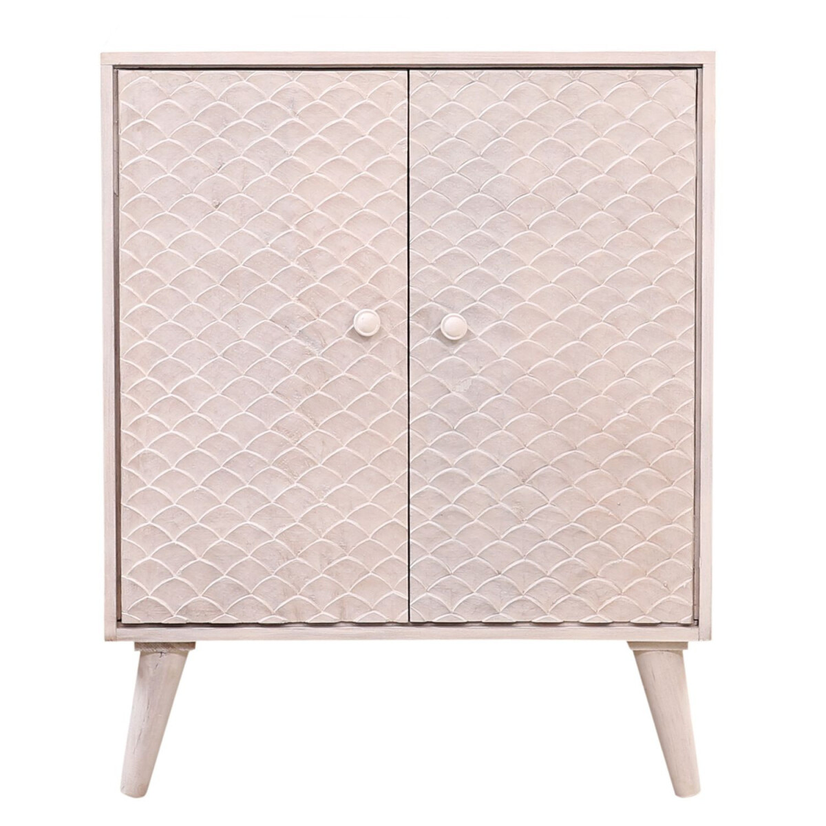 Komoda w stylu boho z drewna Mathis Weis box