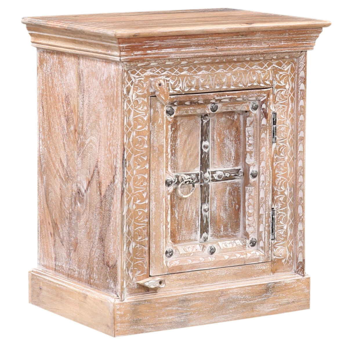 Orientalna szafka nocna w stylu vintage  box