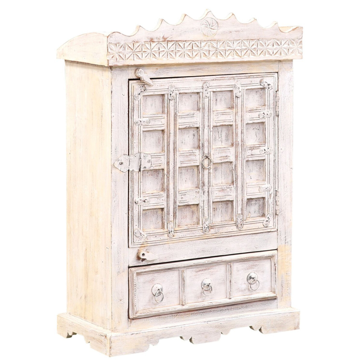 Orientalna szafka nocna w stylu vintage  box