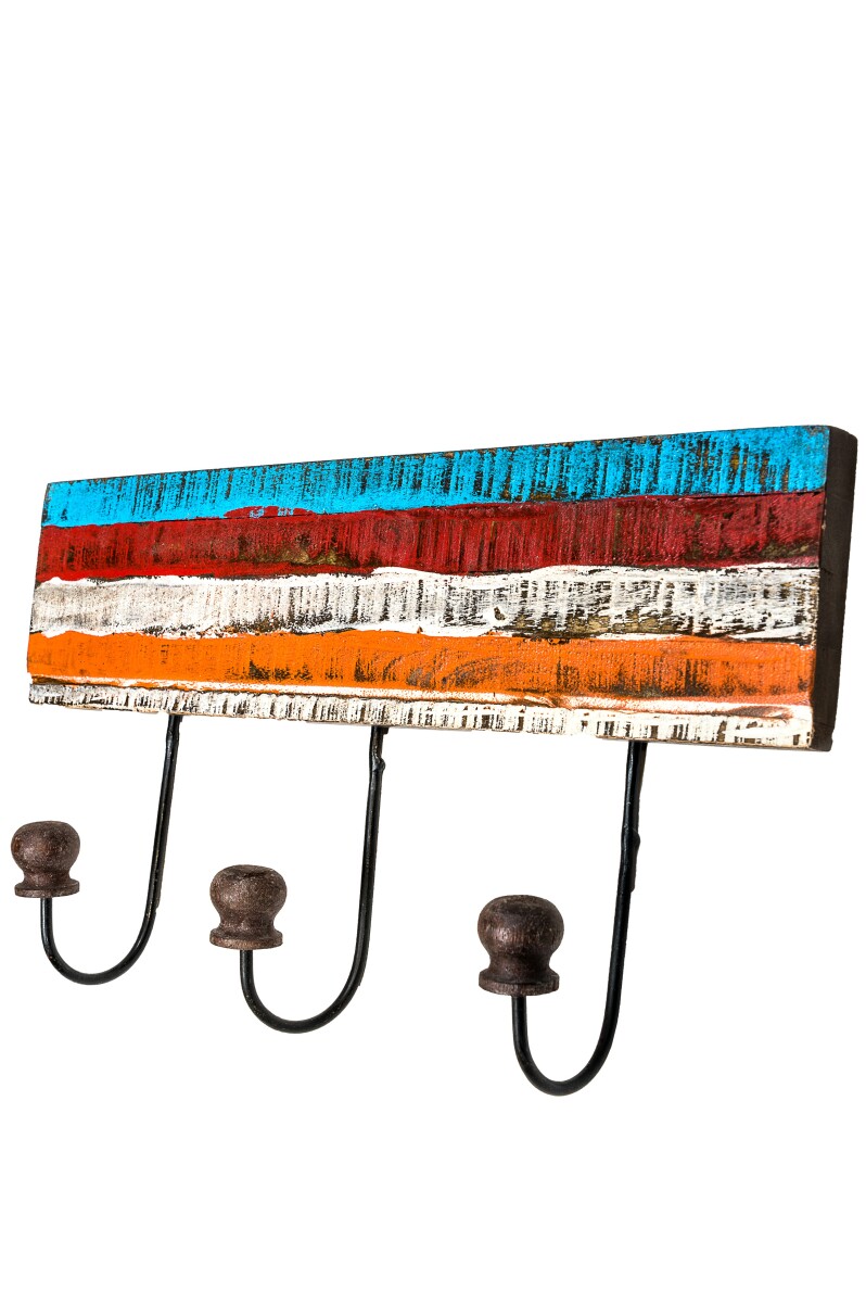 Wieszak na ubrania Shanta w stylu shabby box
