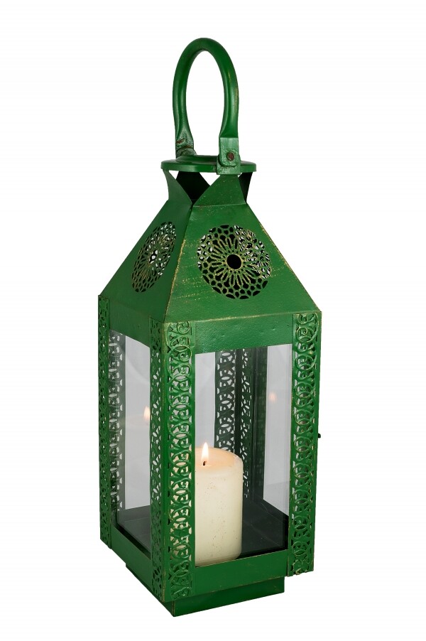 Lampa ogrodowa Zimra, zielona
