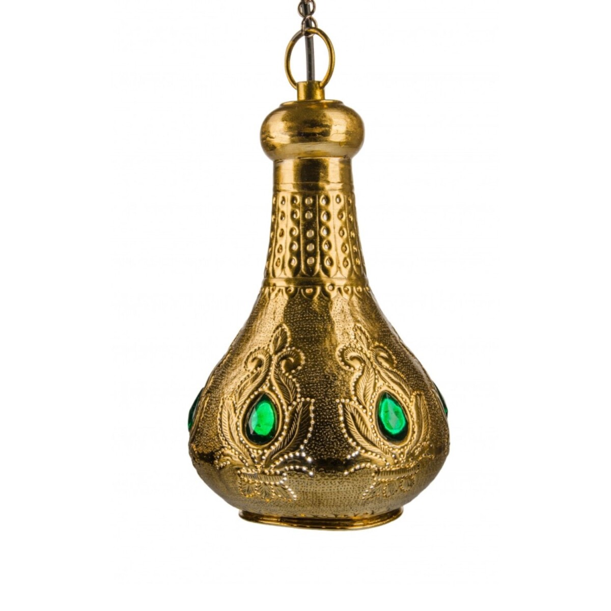Lampa sufitowa Akif Gold 30 cm | Marokańska lampa wisząca z 
