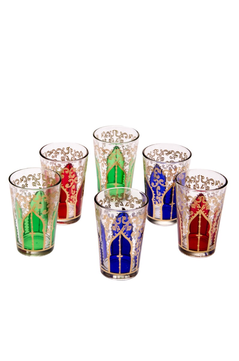 6 szklanek do herbaty Babnour multi box