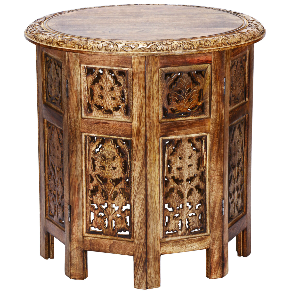 Orientalny stolik pomocniczy, składany,  box
