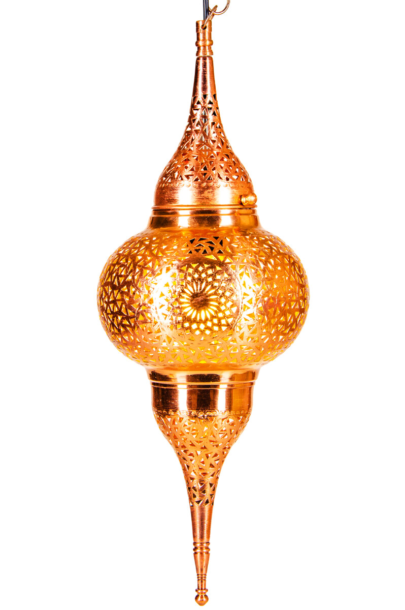 Lampa wisząca Hayati, miedziana, 55 cm | box