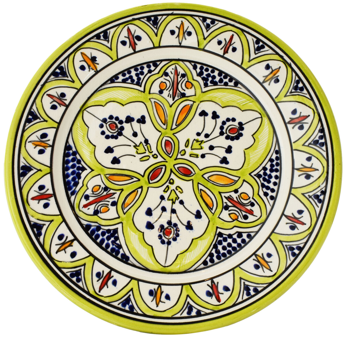 Śródziemnomorski talerz ceramiczn box