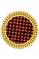 Marokański stolik mozaikowy Marrakesz, ś 16_2nd